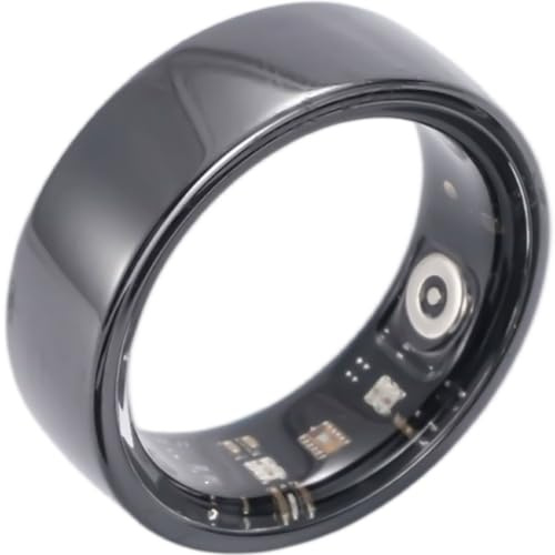 ideoon Smart Ring, schwarz, Keramik, inkl. Ladebox, Grösse 60: Dein Fitness & Schlaf Tracker – Elegant und EIN Smarter Begleiter für EIN aktives Leben