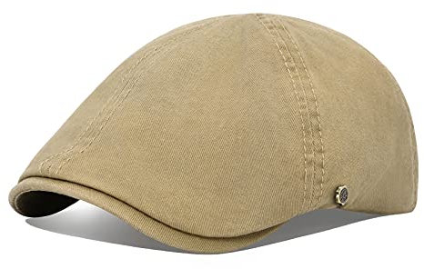 VOBOOM Baumwolle Flat-Kappe Cabbie Mütze Gatsby Ivy Kappe Irish Hunting Mütze Newsboy