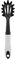 Chef Aid Black Nylon Spaghetti Spoon with Rest and Grip Handle, Ideal for use with Non-stick Kitchenware, 6.2 x 7 x 36.5 cm, 10E10024