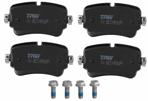 TRW GDB2131 Brake Pad Set of 4 Compatible for Audi Q7 (4MB, 4MG, 4MQ) 2015 - Rear Axle and Other Vehicles