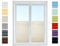 Plissee Rollo NACH MAß Klemmfix ohne Bohren - TOP QUALITÄT Pearl Stoffkollektion | Easyfix klemmträger Faltrollo Jalousie Sichtschutz, Sonnenschutz für Fenster (Creme, B: 71-80cm, H: 91-110cm)
