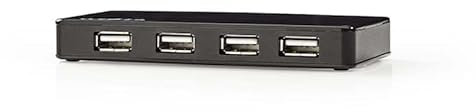 CONECTICPLUS Hub USB 2.0 7 Ports avec Alimentation - Noir