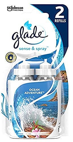 Glade Sense & Spray Twin Refill Ocean Adventure Lufterfrischer, 2 x 18 ml, 8 Stück