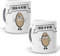 mundohuevo 2 Tazas Personalizadas Regalo para Enamorados.Ereeg mi Mitad. Cerámica AAA - 350 ml.