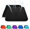Cojín de asiento de gel grueso con funda antideslizante, transpirable, diseño de panal, absorbe los puntos de presión para coche, silla de oficina, silla de ruedas (negro)
