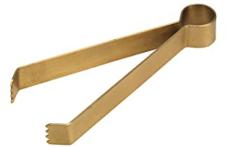 Kohlen-Zange Messing ca.11 5cm