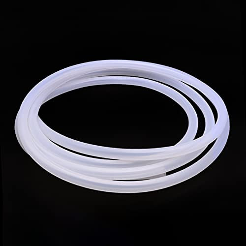 Pilang zxxin-Transparenter Flexibler Schlauch Transparent Flexibles Silikonrohr, ID 2mm x 5mm od, Milchbier weiche Rohrverbindung Trinken Wasserschlauch Leicht und langlebig