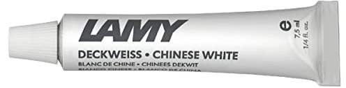 LAMY aquaplus Z 71 Farbtube Deckweiß einzeln mit 7,5ml Inhalt, ideal zum Malen und Mischen von Wasserfarben - perfekt für die Schule