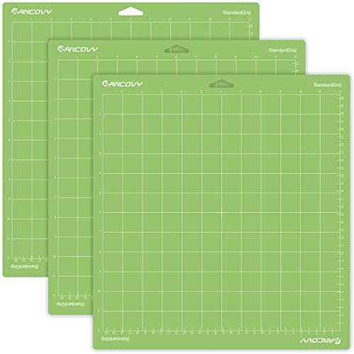 Standard Grip Schneidematte für Cricut Maker 4/Maker 3/Maker/Explore One/Air/Air 2/3/4, 3 Packungen, Grün