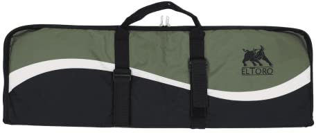 elToro Wave - Bogentasche, aus robustem wasserabweisenden Cordura, für Recurvebögen (Grün)