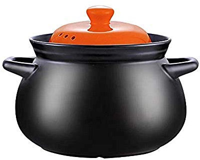 Cacerola de Arcilla, estofado de Terracota, Cacerola de cerámica, Cacerola de Arcilla, Saludable y Segura, Antiadherente de Larga duración (Capacidad A 10L)