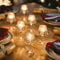 6 x Mini Table Lamps - Battery Powered Portable Diamond Effect Faceted Decorative Home Lights for Dining or Side Tables, Living or Dining Room, Bedroom, Conservatory, Hallway – Each H11.5 x 7cm
