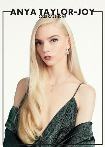 Anya Taylor-Joy Kalender 2025, Spiralbindung, A3