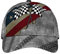 Damen Herren Distressed Basecap Uns Racing Metall Baseballkappe Baumwolle Outdoor Hut Verstellbar Snapback Kappe Für Kletter Draussen Golf