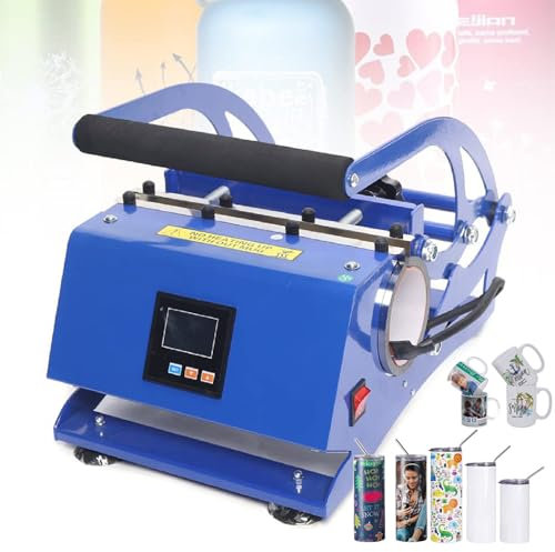 JMbpkduHs Mug Heat Press Machine - 6 in 1 Tumbler Heat Press Machine - Heat Press Printing Cup Machine - For Mug Bottle Sublimation Tumbler Cup Heat Transfer Baking