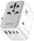 NASTIMA Global Travel Adapter 65W USB C Charger, GaN III Universal Travel Adapter with 2 USB-A, 2 Type-C and 1 PD 65W Fast Charging, All-in-One Plug for EU, USA, UK, Japan, Australia