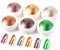 Gold Chrome Nail Powder BISHENGYF - Mirror Metallic Effect Rose Gold Chrome Nail Powder Shiny Nail Glitter Nail Chrome Powder Pigment for Nails Art DIY Decoration
