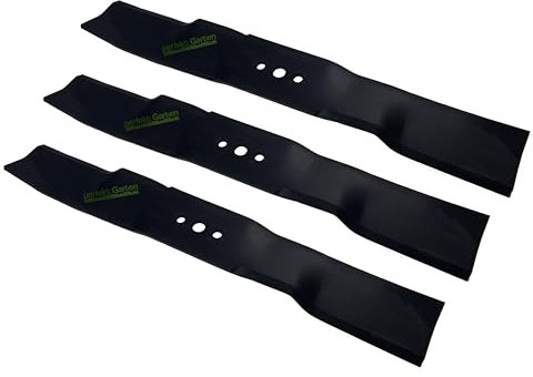 perfektGarten Cuchilla para cortacésped de 3 x 45 cm compatible con Husqvarna Rider Proflex 21 42218 AWD 531 00 92-23