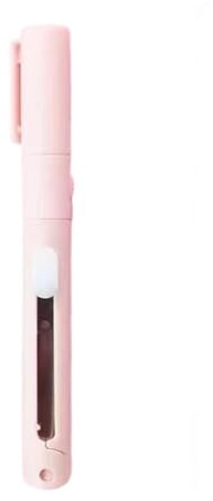 1pc Portable Scissors Paper Cutter Knife 2 in 1 Multifunctional Pocket Pen Shape Scrapbooking Carving Cutting Art Tools(Pink)