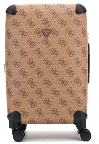 GUESS Valise 22 in 8-Wheeler Latte Logo/Brown Marron Clair