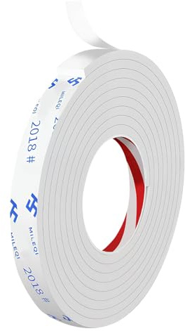 Selbstklebender Kantenumleimer EVA Kantenband Weiß 18 mm x 5 m Rolle | Sicherer Halt ohne Bügeln für Regalbretter Holzplatten und DIY-Projekte-Wasserdicht und Feuchtigkeitsbeständig