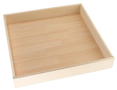 JUMPLAWN Tragbarer Holzsandkasten Kinder Sandspielzeug Kompakt Sicher Drinnen Draußen Aufbewahrungsbox