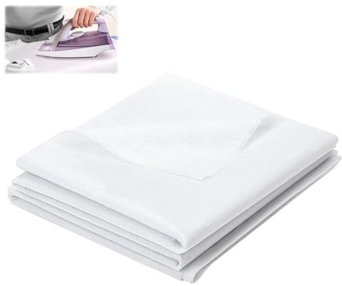 Bügelvlies Meterware mittlere Stärke 200x100cm Weiß Einlage zum Aufbügeln für Nähen Quilten Verstärken von Stoffen Kleidung Taschen Deko Textilien Textilverstärkung Heimwerken