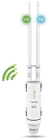 WAVLINK XQAMEU Extensor de Red para Exteriores (Alta Potencia, Impermeable, CPE/WiFi, Punto de Acceso/ruteador/WISP