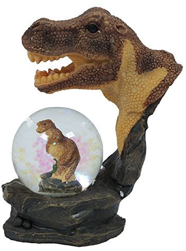 PIA International Glitzerkugel Dinosaurier Schneekugel Tier Tiere T-Rex Dino Schneekugeln