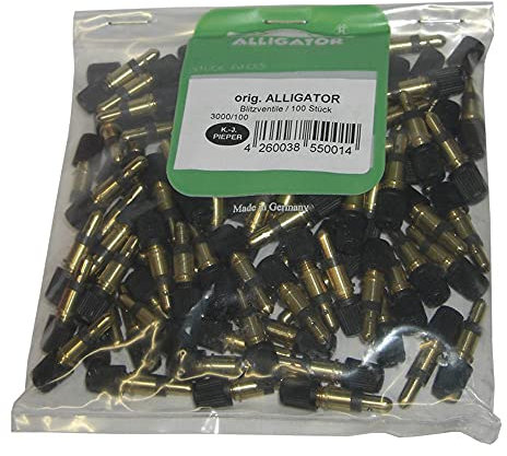 Alligator Unisex – Erwachsene Blitzventil-2197015801 Pumpe, Schwarz, Einheitsgröße