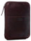 SID & VAIN Organizer Tablet Reise echt Leder - iPad Tablet Case JOONEY - Hülle mit Zip - Lederhülle Herren und Damen braun handgefertigt