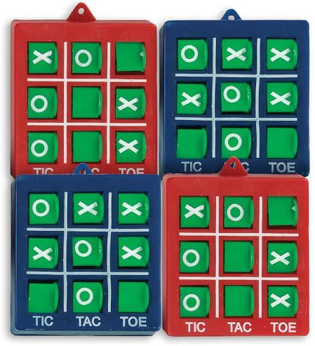 Partygeschenke - Tic-Tac-Toe-Spiel - 4er-Pack