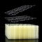 Laza 1200 Pcs Breathable Adhesive Tabs Fake Nail Glue Sticker 50 Sheets Super Sticky Double Sided Tips (Germany Jelly Gel) Flexible for Acrylic False Nails Manicure Tape