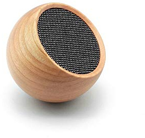 Gingko Design Tumbler Selfie Bluetooth Speaker - Natural Wood