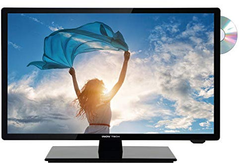 Inovtech - Televisor LED (24,5 pulgadas, 60 cm) y DVD