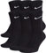 NIKE Men's U Nk Everyday Cush Crew 6pr-bd Socks, black/(white), XL UK