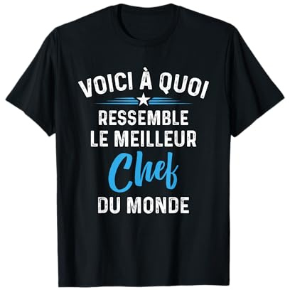 Meilleur chef du monde Super Cadeau Fête des pères T-Shirt