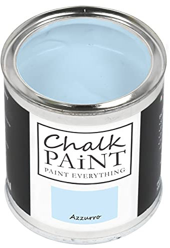 Chalk Paint Everything® Azzurro (Zuckerpapierblau) - (750 ml) Wasserbasierte Kreidefarbe für Shabby-Chic-Möbel, Dekoration und Recycling-Projekte – Ungiftig, leicht anzuwenden