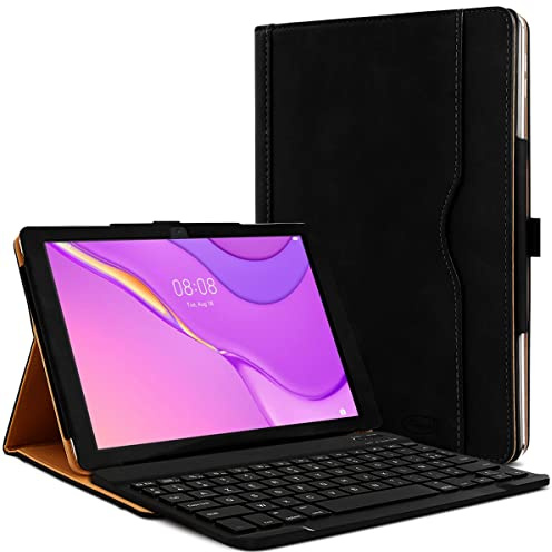AZERTY-Tastatur + Schutzhülle, Schwarz, für Huawei MatePad T 10s 10.1 (2020)
