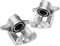 Frankberg 2x Pinza Freno Pinza del Freno Anteriore Sinistra Destra Compatibile con Cono Nemo Combi/Combi 500 500C Doblo MPV Grande Punto Linea Qubo Adam Corsa D Replace# 77363930