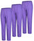 MISEMIYA - Packung 3 Stück - Unisex SANITÄRHOSE - MEDIZINISCHE Uniformen SANITÄR Uniformen Arbeitshose - Ref. 8312 * 3 Stück - 3XL, Flieder 21