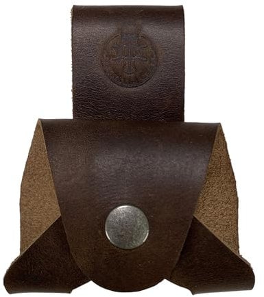 Valhalla Gear, Axt Holster für Gürtel handgefertigt aus Vollnarbenleder - Schutzhülle Kleine Axtklinge Sicherheitshülle Camping Zubehör Holzfäller Outdoor Essentials - Bourbon Brown