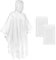 Okydoky Regenponcho mit Kapuze(Transparent,2 Stück) Kordelzug Kapuze und Dickeres Material, Wasserdicht Einweg Regenjacken für Festivals, Konzert, Wandern, Radfahren, Camping, Outdoor(Poncho,2).DE