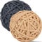 AIWOQI Rubber Band Ball #33 black rubber bands Light brown 2 Pack ball About 300pcs elastic Bands for Office School Home Strong Elastic Band Loop Office Supplies