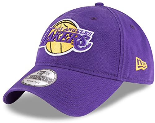 New Era NBA Core Classic 9TWENTY Verstellbare Mütze, Einheitsgröße (Los Angeles Lakers), Los Angeles Lakers, Einheitsgr��e