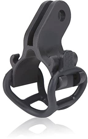 Alomejor Soporte de Linterna para Luz de Bicicleta, Soporte de Montaje con Clip, Soporte de Montaje de Antorcha para Bicicleta de Carretera, Pieza de Ciclismo