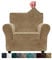 XINEAGE Samt Sofaüberzug 1 Sitzer,Stretch Sofa überzug für Wohnzimmer, Dicke Weiche Sofaüberwurf, Rutschfester Sofa Cover für Hunde, Haustiere (1 Sitzer, Kamel)