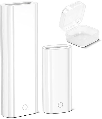 USB-C auf Apple Pencil Adapter(Bluetooth Pairing Unterstützen) und Ladeadapter Kabel Typ C auf iPencil Adapter und iPencil Lightning Kabel Ladekable Ladegerät für Apple Pencil 1st Gen iPad 10
