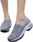 NGUMMS Zapatos sin Cordones Mujer | Zapatos para Caminar Malla Ligera para Mujer | Arch Support Sneakers para Mujer, Zapatillas para Running Training