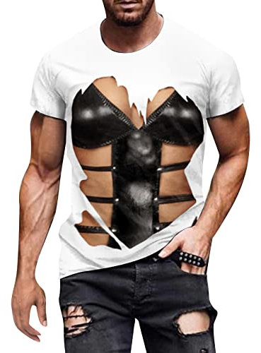 NOAGENJT Mens XXXL T Shirts Blue Shirt Men's Relaxed Fit Heavyweight Short-Sleeve Logo Graphic T-Shirt Work Utility